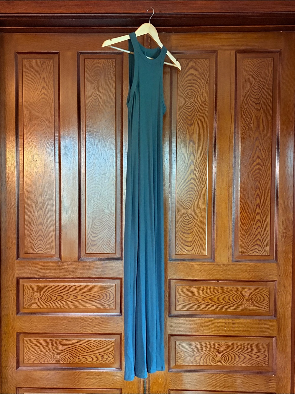 SKIMS Teal Maxi Dress